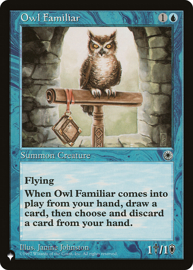 Owl Familiar (LIST-POR-63)  - The List