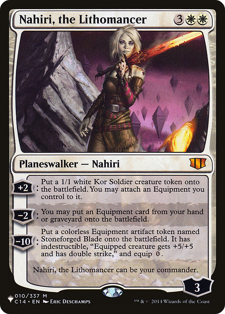 Nahiri, the Lithomancer (LIST-010/337)  - The List