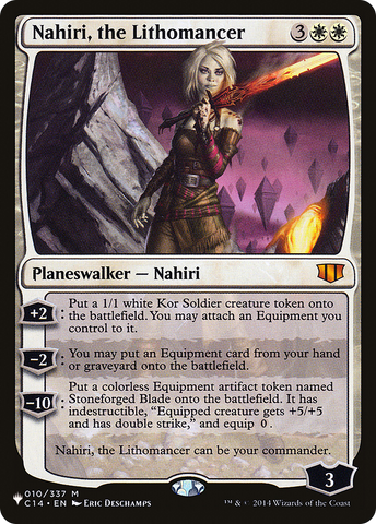 Nahiri, the Lithomancer (LIST-010/337)  - The List
