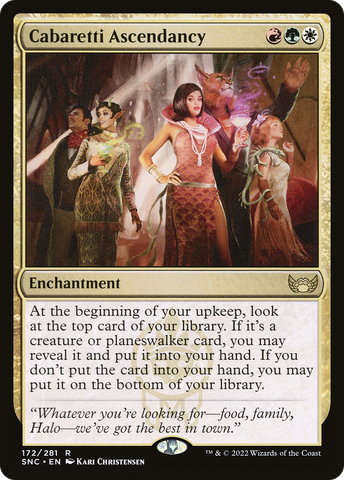 Cabaretti Ascendancy (SNC-172)  Foil - Streets of New Capenna