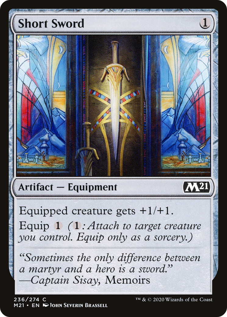 Short Sword (M21-236)  Foil - Core Set 2021