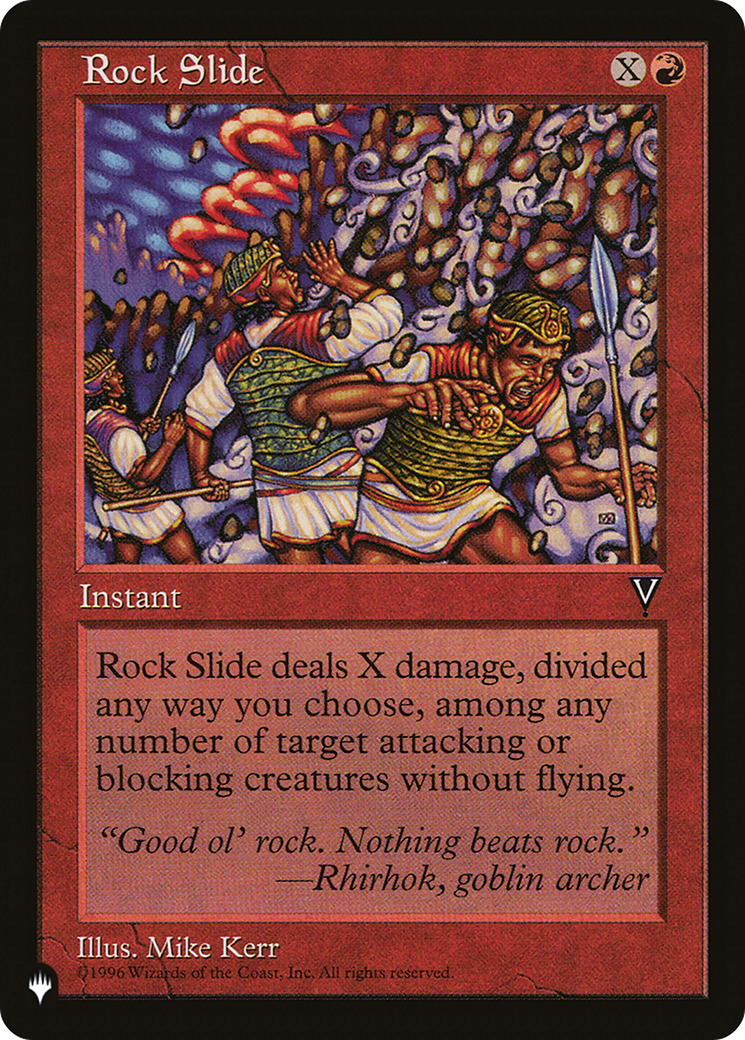 Rock Slide (LIST-VIS-92)  - The List