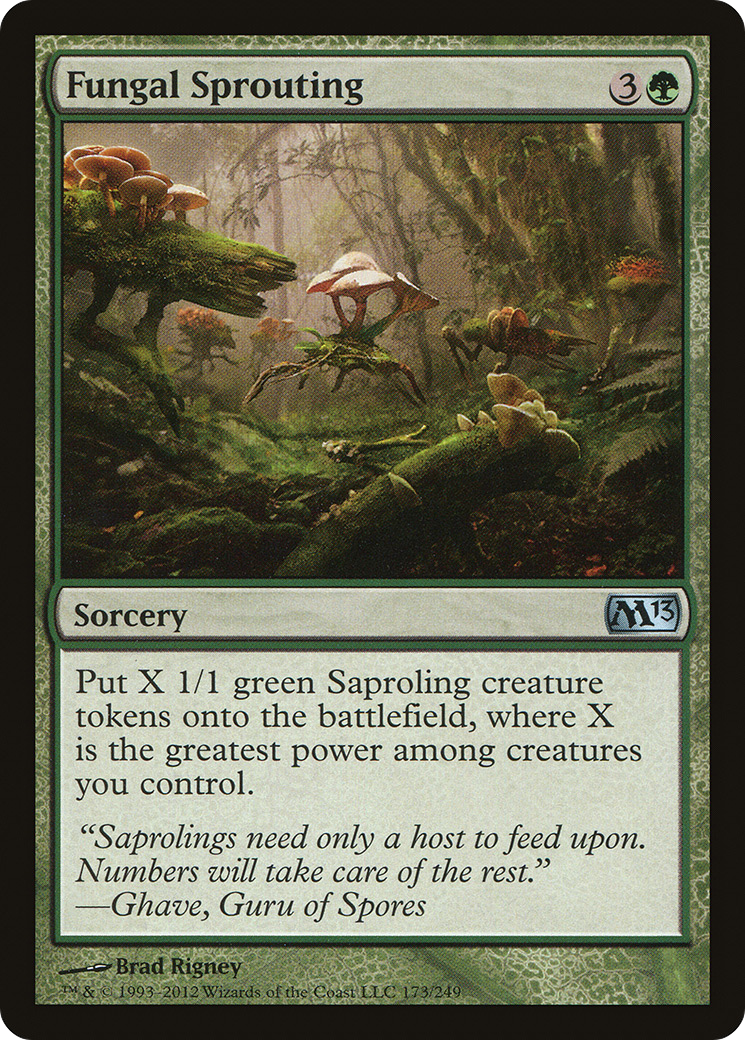 Fungal Sprouting (M13-173)  Foil - Magic 2013
