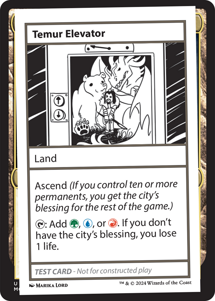 Temur Elevator (MB2PC-)  - Mystery Booster 2