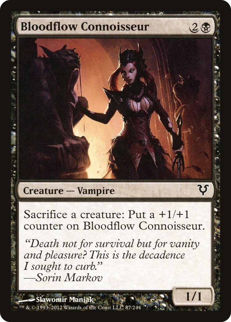 Bloodflow Connoisseur (AVR-087)  Foil - Avacyn Restored