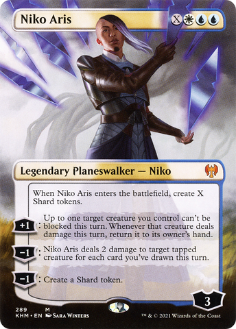 Niko Aris (Borderless) (KHM-289) - Kaldheim (Borderless) Foil