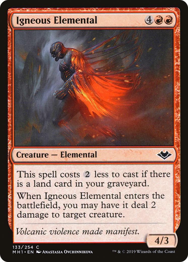 Igneous Elemental (MH1-133)  Foil - Modern Horizons