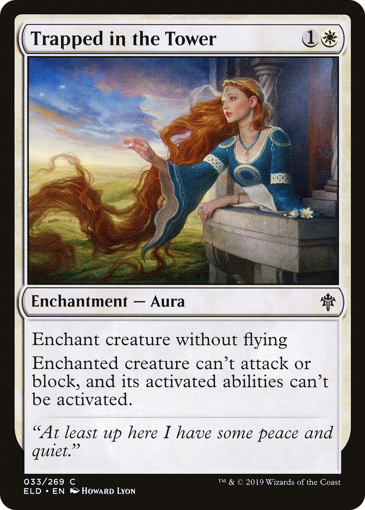 Trapped in the Tower (ELD-033)  - Throne of Eldraine