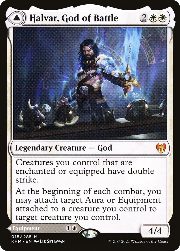 Halvar, God of Battle (KHM-015)  - Kaldheim