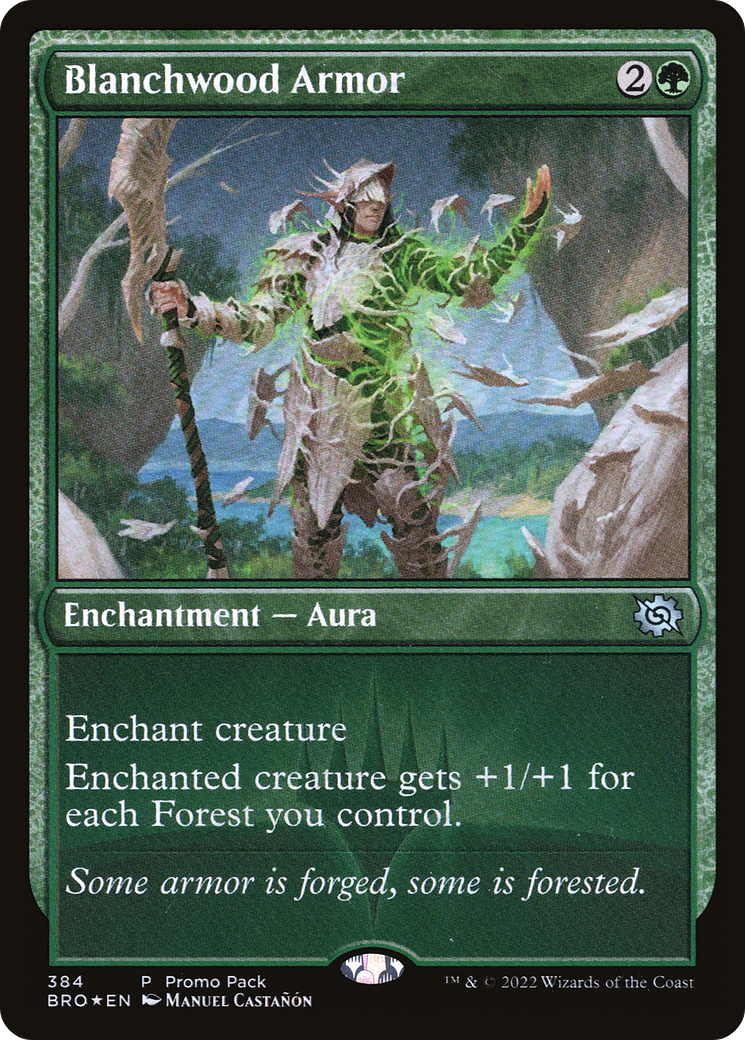 Blanchwood Armor (PPBRO-384)  Foil - The Brothers' War