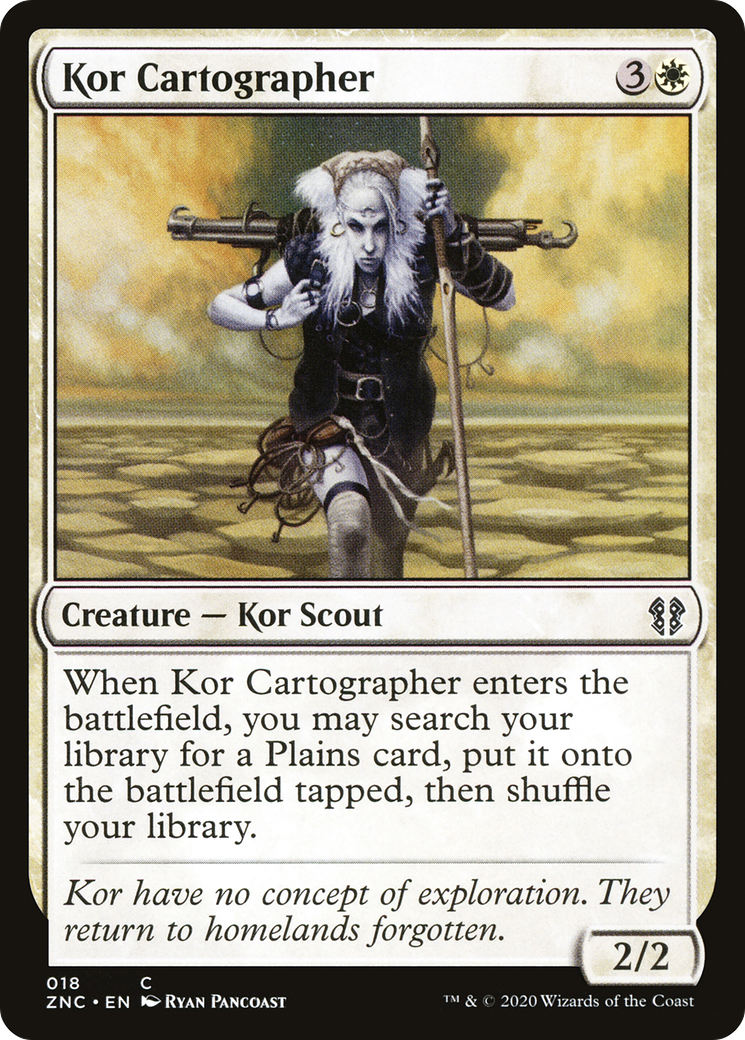 Kor Cartographer (ZNC-018)  - Zendikar Rising Commander