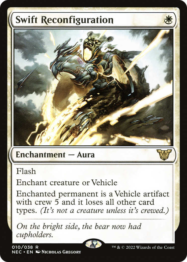 Swift Reconfiguration (NEC-010)  - Neon Dynasty Commander