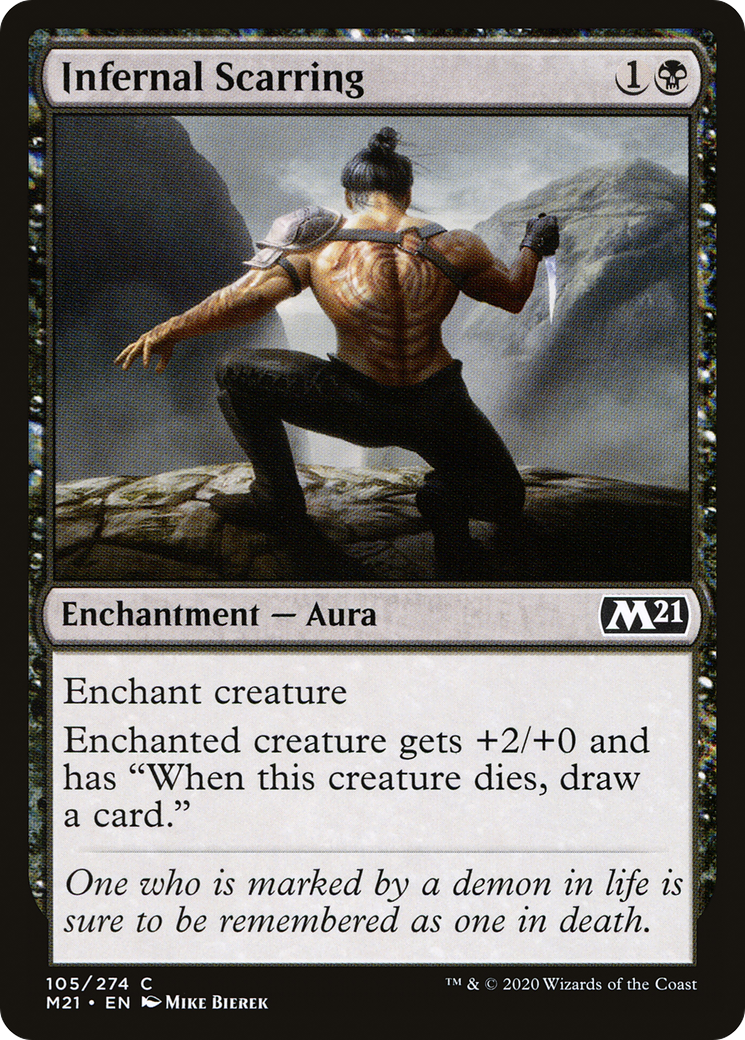 Infernal Scarring (M21-105)  - Core Set 2021