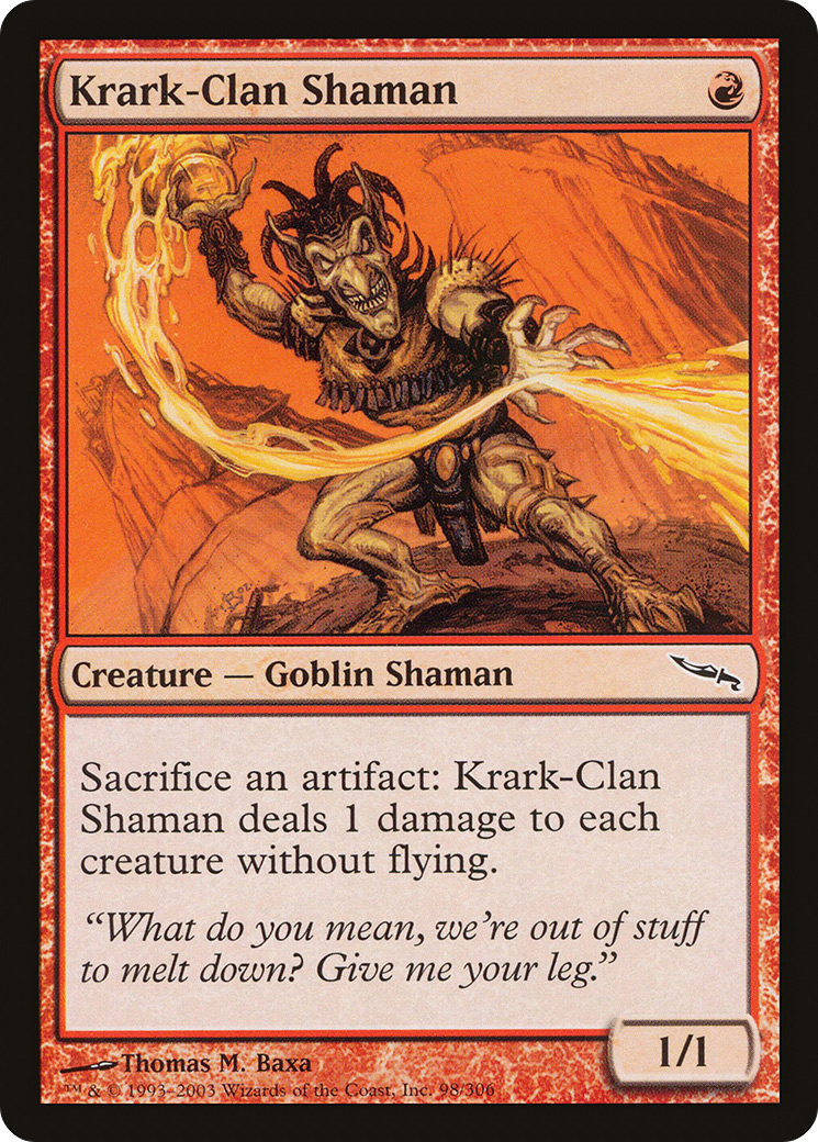 Krark-Clan Shaman (MRD-098)  - Mirrodin