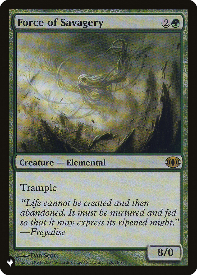 Force of Savagery (LIST-126/180)  - The List
