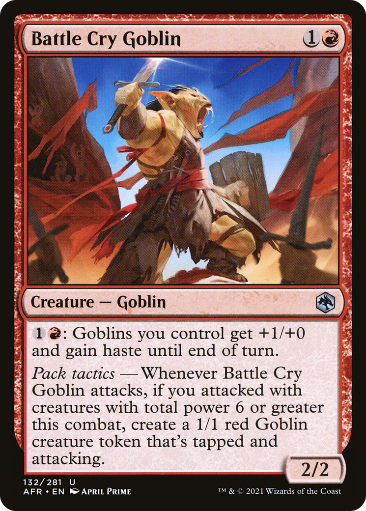 Battle Cry Goblin (AFR-132)  - Adventures in the Forgotten Realms