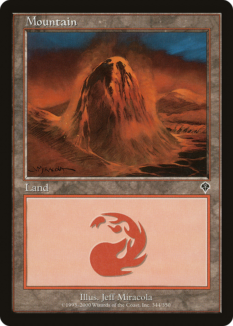 Mountain (344) (INV-344)  Foil - Invasion