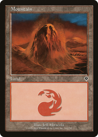 Mountain (344) (INV-344)  Foil - Invasion