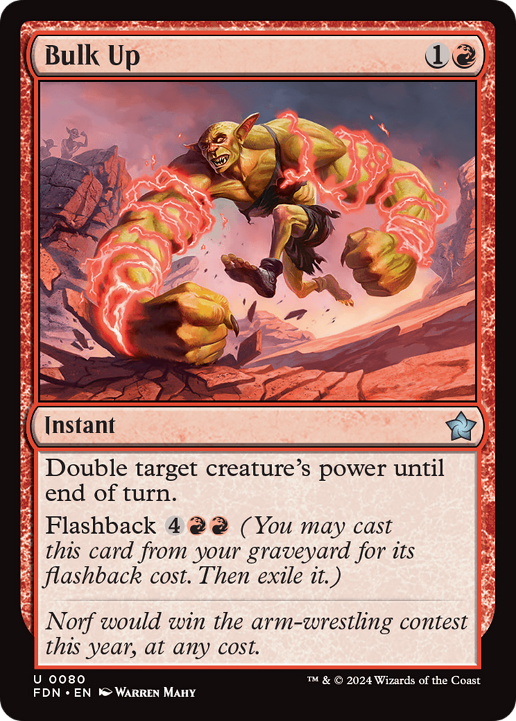 Bulk Up (FDN-080)  Foil - Foundations