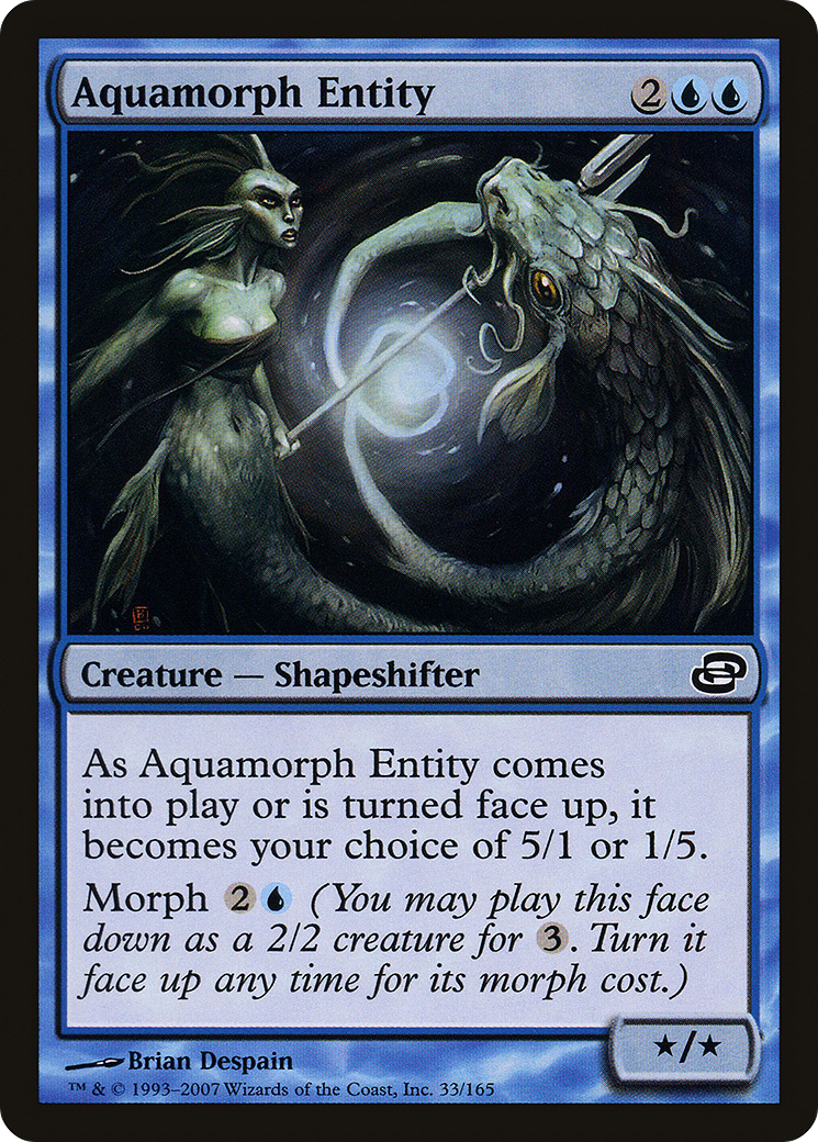 Aquamorph Entity (PLC-033)  Foil - Planar Chaos