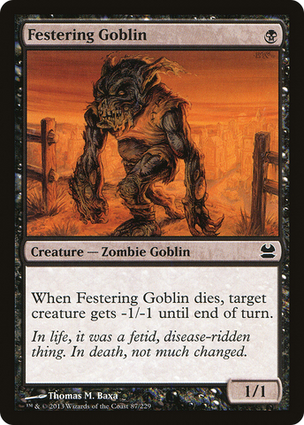 Festering Goblin (MMA-087)  Foil - Modern Masters