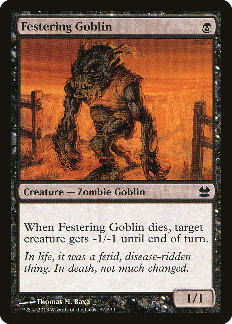 Festering Goblin (MMA-087)  Foil - Modern Masters