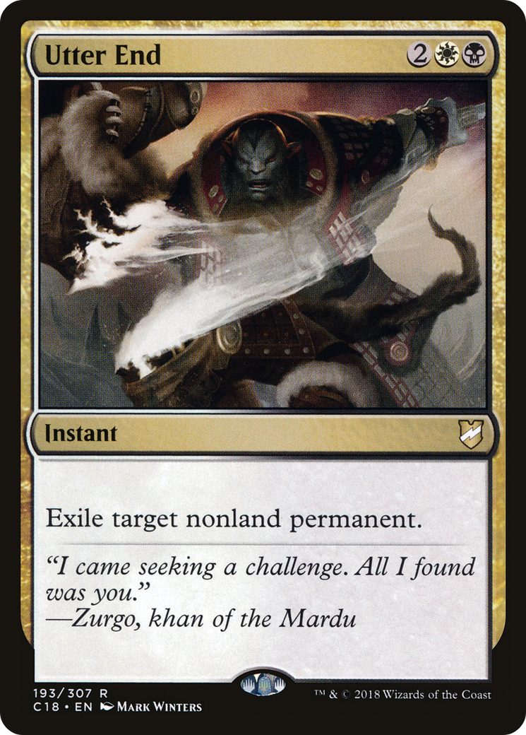 Utter End (C18-193)  - Commander 2018