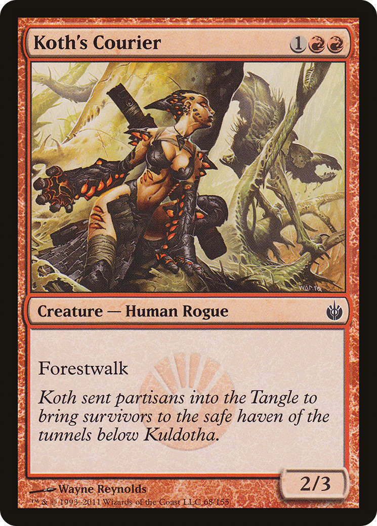 Koth's Courier (MBS-068)  Foil - Mirrodin Besieged