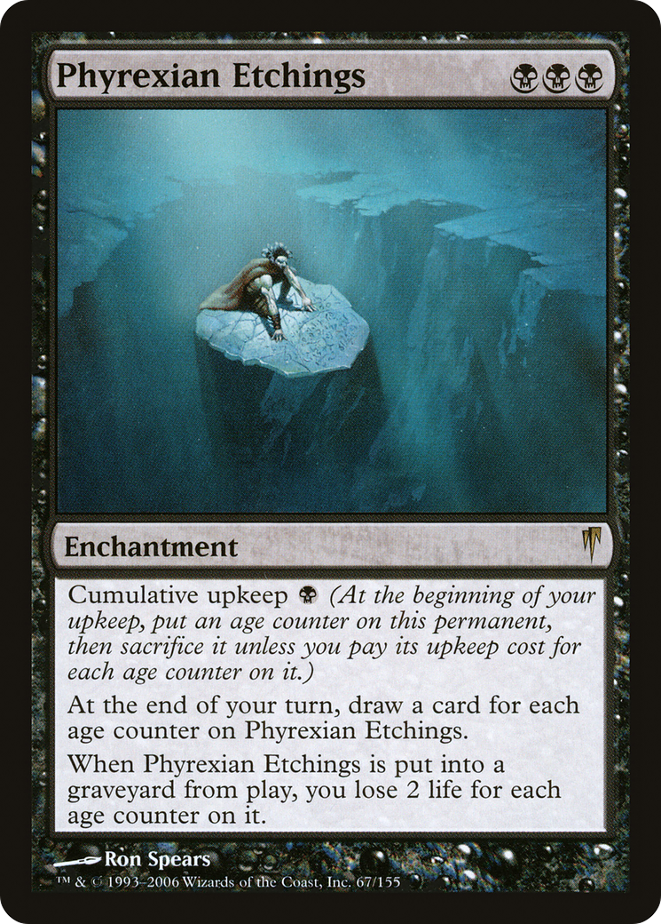 Phyrexian Etchings (CSP-067)  Foil - Coldsnap