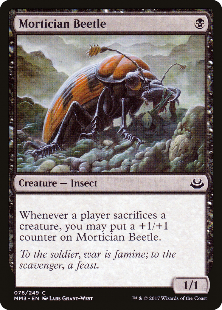 Mortician Beetle (MM3-078)  - Modern Masters 2017