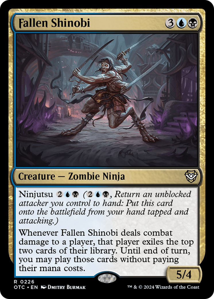 Fallen Shinobi (OTC-226)  - Outlaws of Thunder Junction Commander