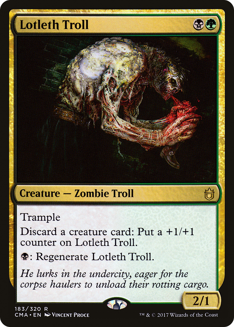 Lotleth Troll (CMA-183)  - Commander Anthology