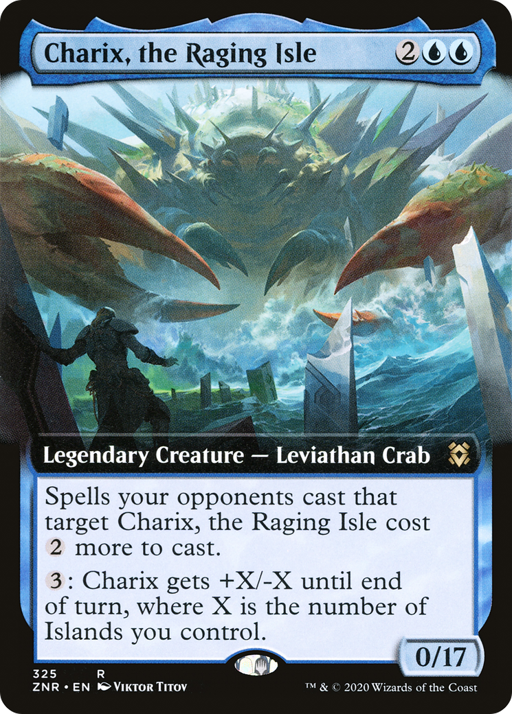 Charix, the Raging Isle (Extended Art) (ZNR-325)  - Zendikar Rising: (Extended Art)