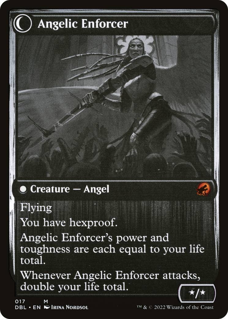 Enduring Angel (DBL-017)  - Innistrad: Double Feature: (Double Faced Transform)
