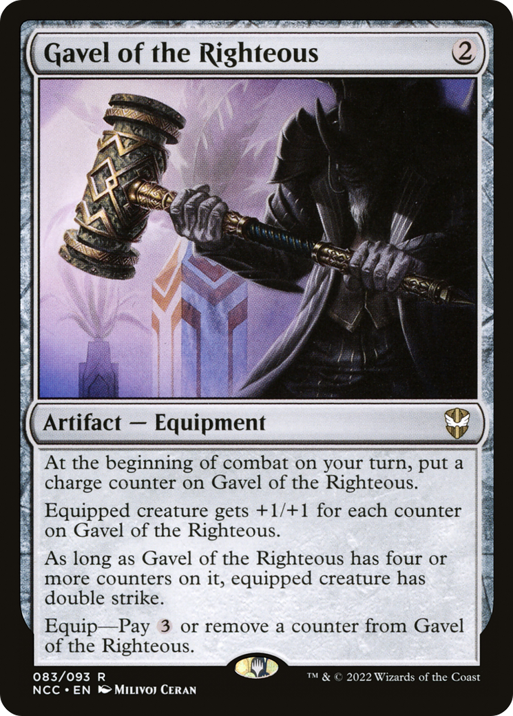 Gavel of the Righteous (NCC-083)  - New Capenna Commander