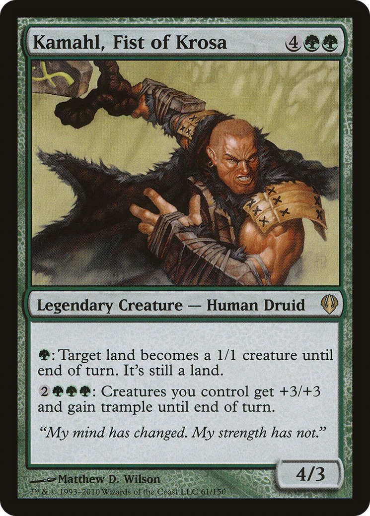 Kamahl, Fist of Krosa (ARC-061)  - Archenemy