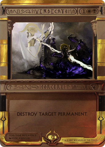 Vindicate (MPS2-030)  Foil - Amonkhet Invocations (Borderless)