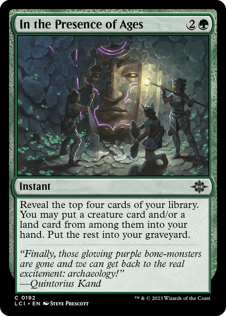 In the Presence of Ages (LCI-192)  Foil - The Lost Caverns of Ixalan