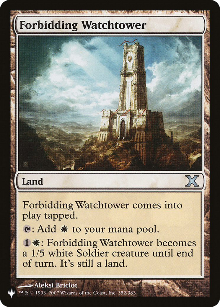 Forbidding Watchtower (LIST-10E-352)  - The List