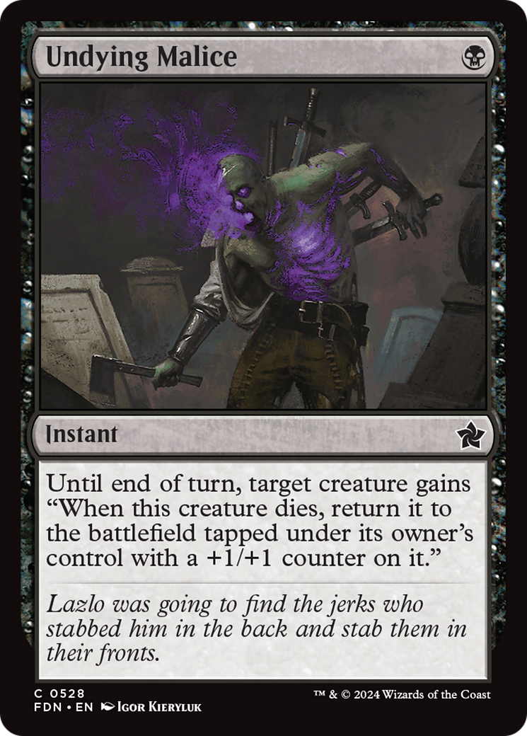 Undying Malice (FDN-528)  - Foundations