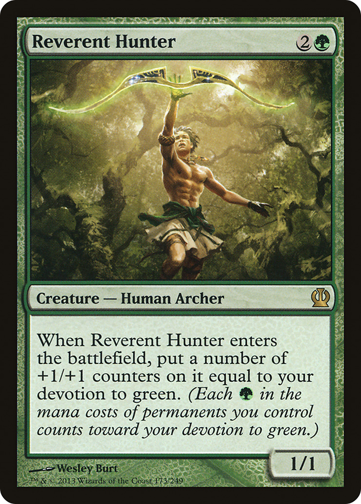 Reverent Hunter (THS-173)  - Theros