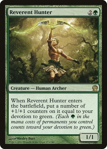Reverent Hunter (THS-173)  - Theros