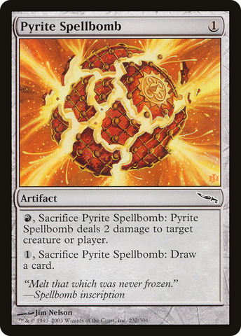 Pyrite Spellbomb (MRD-232)  Foil - Mirrodin
