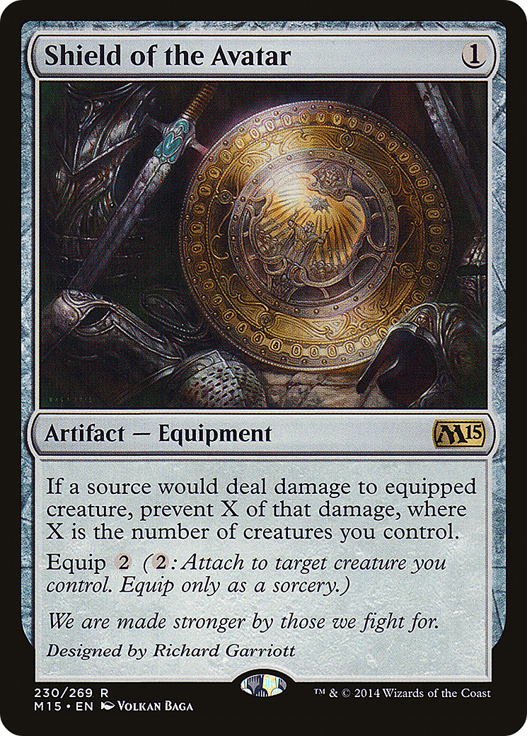 Shield of the Avatar (M15-230)  Foil - Magic 2015