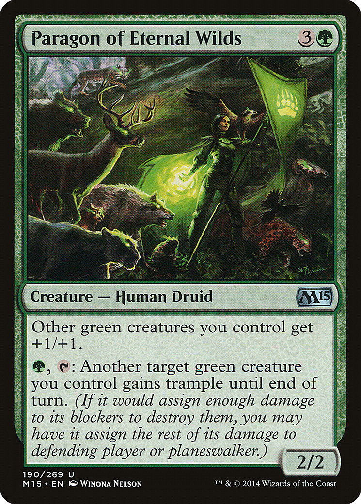 Paragon of Eternal Wilds (M15-190)  - Magic 2015