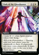 Path of the Ghosthunter (Extended Art) (MOC-105)  Foil - March of the Machine Commander: (Extended Art)