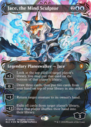Jace, the Mind Sculptor (Borderless) (Raised Foil) (BLC-093)  Foil - Bloomburrow Commander