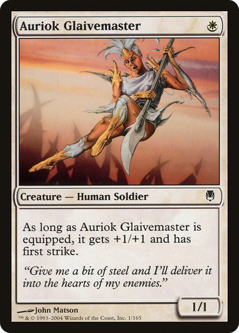 Auriok Glaivemaster (DST-001) - Darksteel