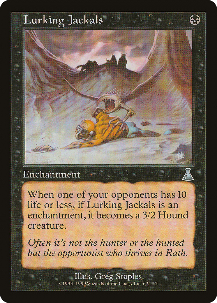 Lurking Jackals (UDS-062)  Foil - Urza's Destiny