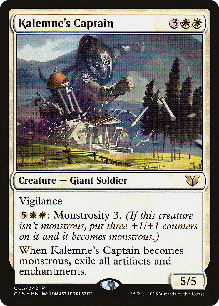 Kalemne's Captain (C15-005)  - Commander 2015